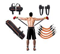 Ensemble de Bandes de résistance pour entraînement de Boxe, système de Sangles d'entraînement pour la Boxe, MMA, Muay Thai, karaté, Basket-Ball, Football, Vitesse et Force pour Frapper (113,4 kg,