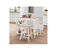 Ensemble de bar 3 pcs MDF Blanc