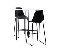 Ensemble de bar 3 pcs Plastique Noir
