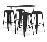 Ensemble de bar 5 pcs Noir Noir G