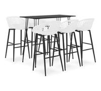 Ensemble de bar 7 pcs Noir et blanc Noir G