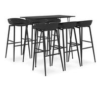 Ensemble de bar 7 pcs Noir