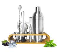 Ensemble De Bar À Cocktail 11 Pcs 700 Ml En Acier Inoxydable