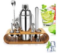 Ensemble de Bar Cocktail - MTEVOTX - Shaker 750ml - Acier inoxydable - 12 accessoires de bar à shaker