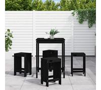 Ensemble de Bar de Jardin Table de Pub Patio 5 pcs Bois de Pin Massif vidaXL