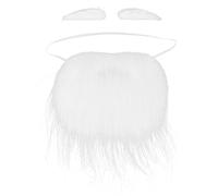 Ensemble de barbe de père noël, fausses moustaches blanches amusantes, accessoires de fête de noël pour enfants et adultes