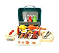 Ensemble de barbecue extérieur pour Playset pliable interactif avec brume,