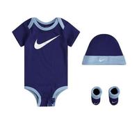 Ensemble de barboteuse bébé garçon - NIKE - NHN Swoosh - bleu gaze - 0/6 mois - coton 0-6 mois