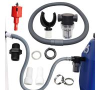 Ensemble de Baril de Pluie | Collecteur de Pluie de Tuyau de | Déviateur Rapide avec Filtre pour récupérer l'eau de Pluie, système de Collecte d'eau pour Les tâches extérieures.