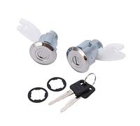 Ensemble de Barillet de Cylindre de Serrure de Porte Avant, F3TZ7822050B Résistant à l'usure de Haute Précision de Remplacement Robuste pour la Voiture