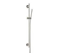Herzbach Design iX ensemble de barre de douche 17.922700. 2000 .09 900 mm, rosace d= 70mm, avec douchette tube, inox brossé