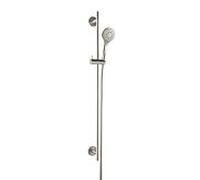 Herzbach Design iX ensemble de barre de douche 17.922800. 2000 .09 900 mm, rosace d= 70mm, avec douchette, inox brossé
