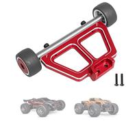 Ensemble de barres à roulettes en aluminium pour Traxxas 1/16 Mini XRT VXL-3s 108076-1 Mini Maxx BL-2s 107154-1 Monster Truck (rouge)