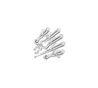 Ensemble de barres de musculation en acier chromé: 167 cm + curl et super curl EZ 120 cm + courtes 2x40 cm, Diamètre 30 mm