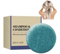Ensemble de barres de shampooing et revitalisant à la myrtille - barre de lavage de cheveux solide 2 en 1 avec extrait de myrtille, savon capillaire à base de plantes pour améliorer (1 pièces)