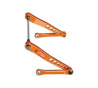 Ensemble de barres stabilisatrices arrière en alliage d'aluminium 7075-T6 pour kit optique Vanquish 1:10 H10/Yokohama RTR/Sparco RTR Rock Crawler - Orange
