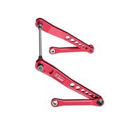 Ensemble de barres stabilisatrices arrière en alliage d'aluminium 7075-T6 pour kit optique Vanquish 1:10 H10/Yokohama RTR/Sparco RTR Rock Crawler - Rouge