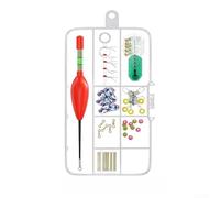 Ensemble de bas de ligne de pêche Glow Float pour lancer de nuit | Visibilité de la barre lumineuse, prête pour la pêche de nuit, détection claire des morsures, matériau ABS