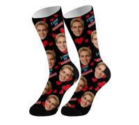 Ensemble de Bas et Robe Fantaisie pour Couple Célébration de la Saint-Valentin (Black, One Size)