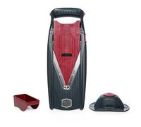 Ensemble de base de coupe-légumes BÖRNER Vital rouge / noir, avec fonction de dr