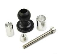 Ensemble de base de support de fourche de moto avec tête sphérique pour kit de montage RAM, système d'extension en alliage d'aluminium compatible avec les supports de téléphone et d'appareil photo