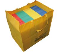 BlockX Ensemble de base en mousse dans panier PE – 20 pièces – Multicolore – 49x8,2x15 cm – Unisexe