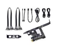 Ensemble de base KVM PCIe complet pour améliorer les ordinateurs de bureau et une solution réseau stable