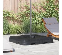 Ensemble de base pour parapluie 2 pcs Noir 88.5 x 88.5 x 12 cm vidaXL