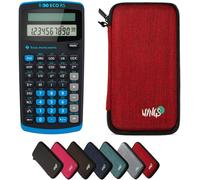 Ensemble de Base Rouge avec Calculatrice TI-30 ECO RS