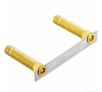 Ensemble de base thermostatique exposé, mitigeur de douche en cuivre avec contrôle de température anti-brûlure, raccords muraux NPT de 1,3 cm
