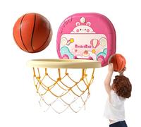 Ensemble de Basket-Ball pour - Cercle réglable en Hauteur, Jouet avec Balle pour Sauter silencieuse, Base Stable, Terrain de Jeu léger et Portable | pour Une Utilisation intérieure et