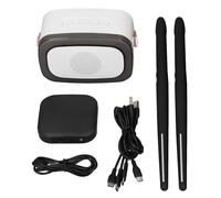 Ensemble de batterie à air électrique avec pédales de baguettes lumière RVB colorée Bluetooth USB ensemble de batterie à air virtuel pour adultes enfants débutants Cyan enfants