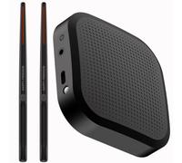 Ensemble de batterie à air virtuel portable et électronique - Pédales de réalité virtuelle professionnelle - Pour débutants, enfants et adultes