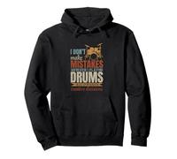 Ensemble de Batterie Cool « I Don't Make Mistakes When I Play Drums » Sweat à Capuche