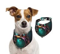 Ensemble de batterie cool pour chien, bandana d'été pour chiens, lavables, réglables, bavoirs triangulaires mignons pour animaux de compagnie pour chiens de moyenne et grande taille, chiots et chats