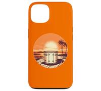 Ensemble de Batterie de Musicien Vintage Sunset Batteur Cadeaux Coque pour iPhone 13
