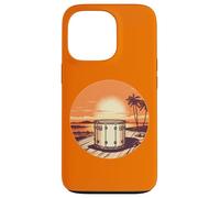 Ensemble de Batterie de Musicien Vintage Sunset Batteur Cadeaux Coque pour iPhone 13 Pro