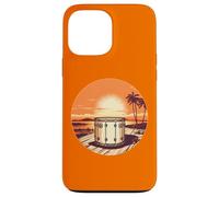 Ensemble de Batterie de Musicien Vintage Sunset Batteur Cadeaux Coque pour iPhone 13 Pro Max
