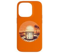 Ensemble de Batterie de Musicien Vintage Sunset Batteur Cadeaux Coque pour iPhone 14 Pro