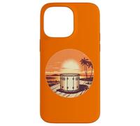 Ensemble de Batterie de Musicien Vintage Sunset Batteur Cadeaux Coque pour iPhone 14 Pro Max