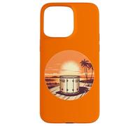 Ensemble de Batterie de Musicien Vintage Sunset Batteur Cadeaux Coque pour iPhone 15 Pro Max