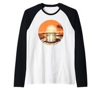 Ensemble de Batterie de Musicien Vintage Sunset Batteur Cadeaux Manche Raglan