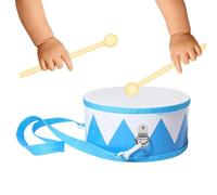 Ensemble de Batterie en Bois pour - Bandoulière réglable de 15 cm, Jeu d'instruments de Musique, Peinture Non Toxique sans Danger pour Les | 2-5 Ans garçon Fille éducation précoce Anni