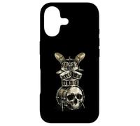 Ensemble de Batterie en Forme de crâne de Musique Rock Vintage Heavy Metal Coque pour iPhone 17