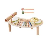Ensemble De Batterie pour - Xylophone en Bois 7 en 1, Jouet D'instrument De Percussion pour Garçons Et Filles, Tout-Petits, Garderie Préscolaire, École Maternelle, Enseignement À Domicile, Sal