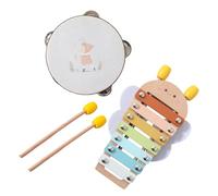 Ensemble de Batterie pour - Xylophone Jouet, Jouets musicaux en Bois p0ur bébé en Bas âge | Jouet Musical Xylophone p0ur Le développement précoce, Instruments Musique pour