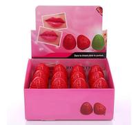 Ensemble De Baume à Lèvres En Forme De Fraise, 24 Pièces, Hydratant Avec des Extraits De Plantes Pour Lèvres Hydratées