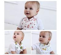 Ensemble De Bavoirs Pour Nouveau-Né, Bain De Bouche Pour Bébé, Écharpe Triangulaire, Tissu D'alimentation, Coton Pur, Double Boucle, Écharpe Absorbante Pour Enfants, 8 Pièces/Ensemble