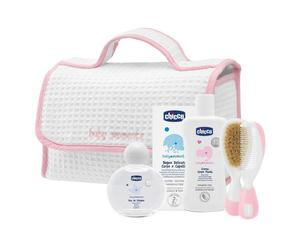 Ensemble de beauté Chicco Baby Moments avec poignée rose