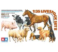 Ensemble De Bétail II 1:35 Kit De Modèle En Plastique TAMIYA